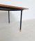 Mid-Century Black Iron and Wood Coffee Table, 1960s 4
