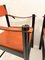 Mid-Century Modern Leather and Wood Armchairs by Ibisco Sedie, Italy, 1960s, Set of 2, Image 5
