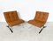 Mid-Century Modern Brown Leather Armchair, Italy, 1970s, Image 3