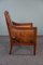 Fauteuil en Cuir de Mouton et Bois 3