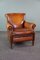 Brown Sheep Leather Armchair 2