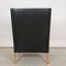 Wingchair in Patinated Black Leather by Børge Mogensen for Fredericia, 1980s, Image 10