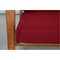 Poltrona Ge-290 in quercia e tessuto rosso di Hans Wegner per Getama, Immagine 9