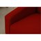 Divano a tre posti Airport in tessuto rosso di Arne Jacobsen per Fritz Hansen, anni '90, Immagine 14