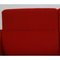 Airport 3-Seater Sofa in Red Fabric by Arne Jacobsen for Fritz Hansen, 1990s 3