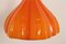 Lampe à Suspension en Verre Orange de Peill & Putzler, 1960s 8