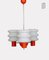 Glass Suspension Light from Napako, 1970s, Image 1