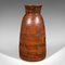 Indian Victorian Hardwood Urn Vases, 1900s, Set of 3 7