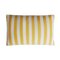 Couple Striped Outdoor Happy Cushion Cover with Fringes and Piping from Lo Decor, Set of 2 1