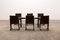 Esstisch & Stühle aus Leder von Tito Agnoli für Matteo Grassi, 1970er, 6er Set 27