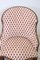 19th Century Italian Upholstered Walnut Armchair, Image 3