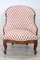 19th Century Italian Upholstered Walnut Armchair, Image 8