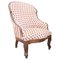 19th Century Italian Upholstered Walnut Armchair, Image 1