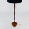 Danish Brass and Rosewood Floor Lamp, 1960s 3