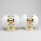 Bau Wall Lights in Brass and Glass by Klaus Michalik for Stockman Orno, 1960s, Set of 2, Image 1