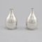 Danish Salt and Pepper in Silver by Hans Hansen, 1967, Set of 2, Image 1