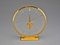 Skeleton Clock in Acrylic Glass and Brass by Jaeger Lecoultre, 1960s, Image 1