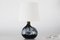 Kleine Dänische Moderne Skulpturale Tischlampe aus Dunkelgrünem Glas von Michael Bang für Holmegaard, 1970er 2