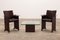 Coffee Table and Chairs by Tito Agnoli for Matteo Grassi, Italy, 1970s, Set of 3, Image 1