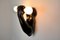 Französische Hantel Wandlampe aus Keramik von JC Peiré, 1980 2