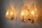 German Leaf Sconces in Murano Glass by Carl Fagerlund, 1970, Set of 2, Image 5