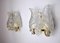 German Leaf Sconces in Murano Glass by Carl Fagerlund, 1970, Set of 2 3