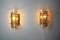 Italian Venini Sconces in Cut Glass and Murano, 1970, Set of 2 2