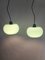 Green Ceiling Lamps by Alessandro Pianon for Lumenform, 1960s, Set of 2 2