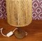 Lampada da tavolo piccola in legno, anni '60, Immagine 2