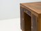 Vintage Art Deco Freestanding Oak and Calamander Writing Desk 5