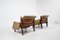 Moleca Lounge Chairs with Ottoman by Sergio Rodrigues for Oca, 1960s, Set of 3 7
