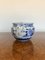 Antique Japanese Blue and White Jardiniere, 1900 1