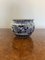 Antique Japanese Blue and White Jardiniere, 1900 5