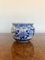 Antique Japanese Blue and White Jardiniere, 1900 4