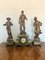 Antique Victorian French Clock Garniture, 1860, Set of 3, Image 1