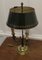 French Brass Triple Desk Lamp, 1890s 4