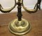French Brass Triple Desk Lamp, 1890s 2