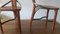 Mid-Century Brutalist Teak and Tarnished Steel Dining Table & Chairs, Set of 7 28