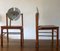 Mid-Century Brutalist Teak and Tarnished Steel Dining Table & Chairs, Set of 7 10