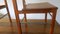 Mid-Century Brutalist Teak and Tarnished Steel Dining Table & Chairs, Set of 7, Image 9