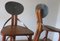 Mid-Century Brutalist Teak and Tarnished Steel Dining Table & Chairs, Set of 7, Image 27