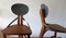 Mid-Century Brutalist Teak and Tarnished Steel Dining Table & Chairs, Set of 7, Image 29