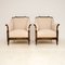 Antique Swedish Satin Birch Armchairs, 1910s, Set of 2 2