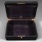 English Victorian Correspondence Case in Leather, 1890s 10