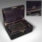 English Victorian Correspondence Case in Leather, 1890s 2
