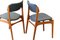 Model Od49 Dining Chairs in Teak by Erik Buch for Oddense Maskinsnedkeri / O.D. Møbler, 1960s, Set of 6 2