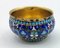 Russian Silver and Enamel Salt Cellar, 1890s 1