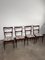 Chairs in Mahogany Wood in the style of Paolo Buffa, 1950s, Set of 4 4