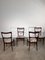 Chairs in Mahogany Wood in the style of Paolo Buffa, 1950s, Set of 4 3