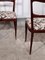 Chairs in Mahogany Wood in the style of Paolo Buffa, 1950s, Set of 4 5